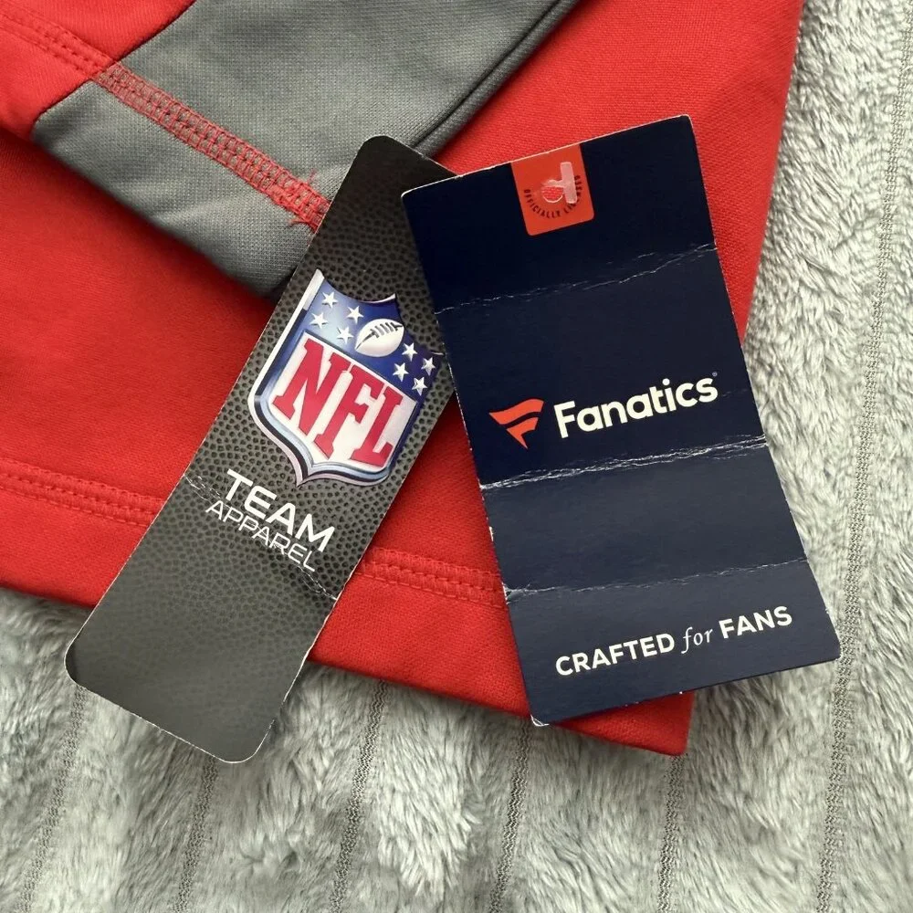 Tampa Bay Super Bowl LV Host Jacket Mens 3XL Red Gray NFL Ambassador Quarter Zip